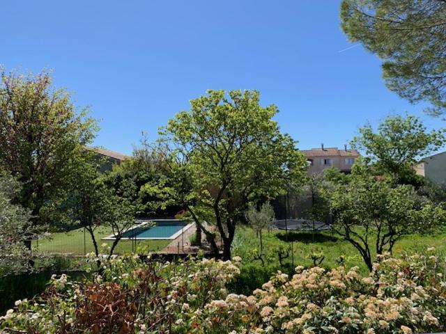 Appartement Rez De Chaussee Maison Independant Avec Piscine Saint-Christol-lès-Alès エクステリア 写真